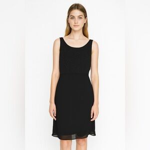 Studio Y Vintage Black Embellished Sleeveless Dress